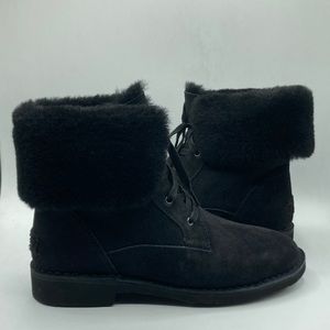 UGG Women's Weylyn Suede Black Boots